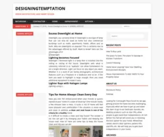 Designingtemptation.com(Author rank) Screenshot