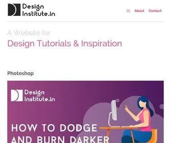 Designinstitute.in(Deze website) Screenshot