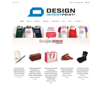 Designinventprint.co.uk(Design, Invent, Print) Screenshot