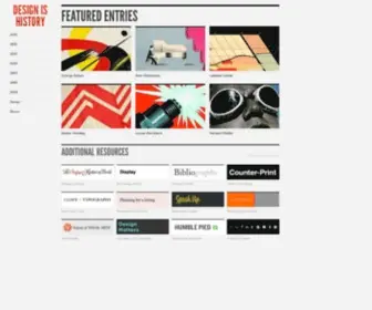 Designishistory.com(Design Is History) Screenshot
