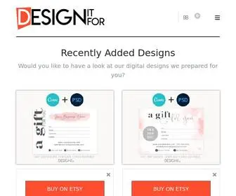 Designitfor.com(Design It For) Screenshot