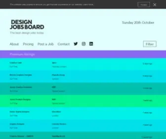 Designjobsboard.com(Design Jobs Board Design Jobs Board) Screenshot