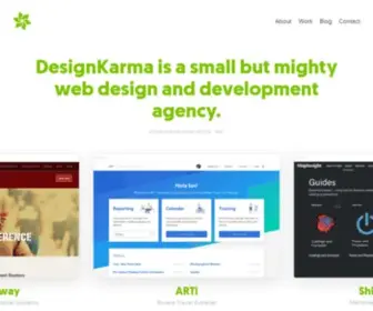 Designkarma.co.uk(Web Design Cheshire) Screenshot