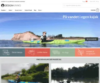 Designkayaks.com(Havkajakker og masser af inspiration) Screenshot