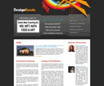 Designkeeda.com(India's Best NID NIFT NATA UCEED CEED Entrance Coaching in Mumbai) Screenshot