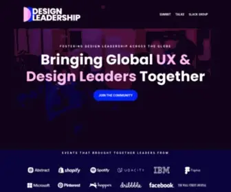 Designleadership.io(Global Design Leadership Community) Screenshot