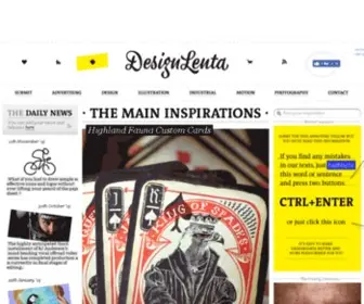 Designlenta.com(More than daily inspiration) Screenshot