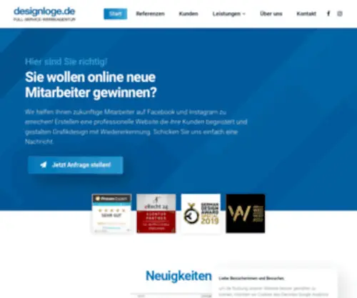 Designloge.de(Designloge Werbeagentur Erding) Screenshot