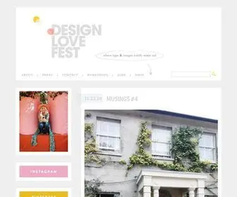 Designlovefest.com(D E S I G N L O V E F E S T) Screenshot