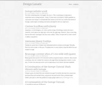 Designlunatic.com(Design Lunatic) Screenshot