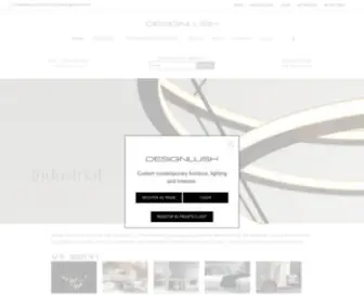 Designlush.com(Contemporary luxury furniture) Screenshot