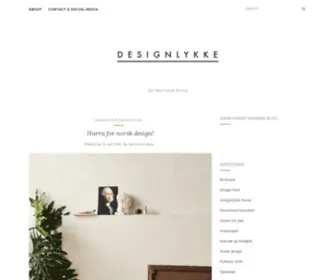 Designlykke.com(By Henriette Amlie) Screenshot