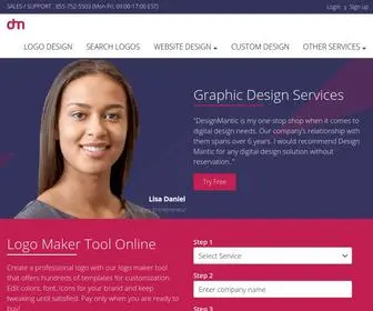 Designmantic.com(Graphic Design Software & Logo Tool) Screenshot