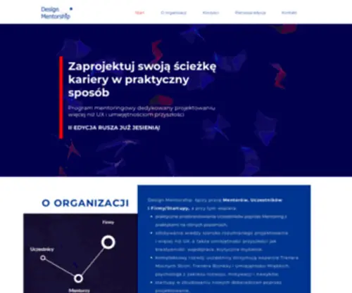 Designmentorship.pl(Program mentoringowy dla projektantów UX) Screenshot