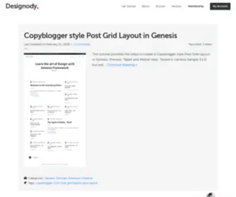 Designody.com(Genesis Tutorials) Screenshot