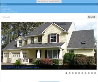 Designofsimplehouses.space(Art Design of Simple Houses) Screenshot
