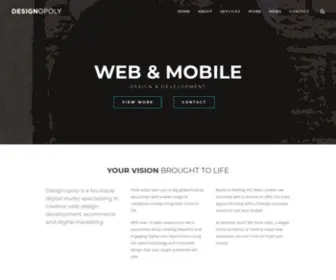 Designopoly.co.uk(Web design) Screenshot
