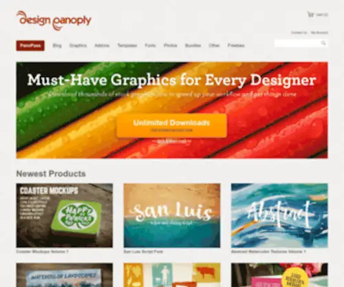 Designpanoply.com(Vectors, Textures, Actions, Brushes, Styles, Tutorials) Screenshot