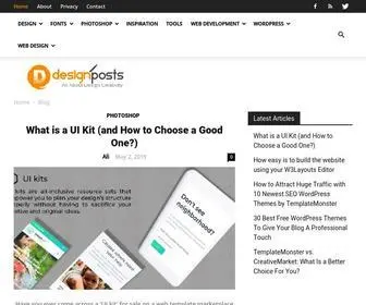 Designposts.net(Photoshop tutorials) Screenshot