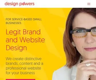 Designpowers.com(Logo, Brand and Web Design) Screenshot