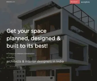 Designqubearchitects.com(Top Architects & Interior Designers in India) Screenshot