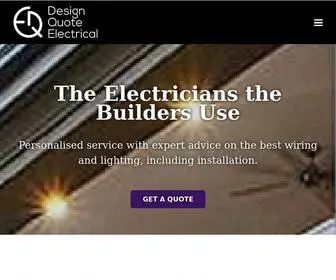 Designquoteelectrical.com.au(Design Quote Electrical) Screenshot