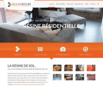 Designresine.be(Design Résine) Screenshot