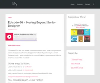 Designreviewpodcast.com(Designers review products and their UX) Screenshot