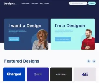 Designs.com(Create Logos) Screenshot