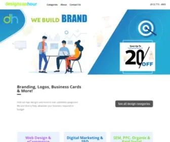 Designsanhour.com(Branding, Web Design, Logo and More) Screenshot