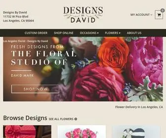 Designsbydavid.net(Los Angeles Florist) Screenshot