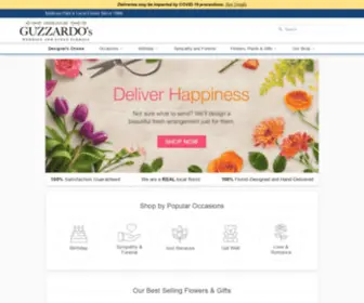 Designsbyguzzardoschicago.com(Melrose Park IL Florist) Screenshot