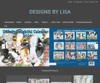 Designsbylisa.com(Original Paintings of animals) Screenshot