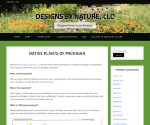 Designsbynaturellc.com(Designs By Nature) Screenshot