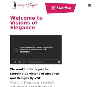 Designsbyvoe.com(Visions of Elegance) Screenshot