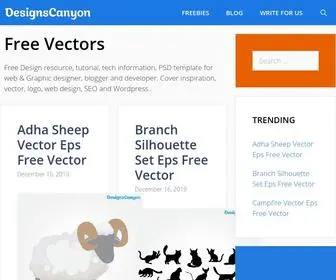 Designscanyon.com(Free Design Resources) Screenshot