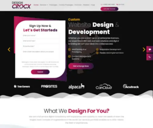 Designscrocx.com(A New Kind of Digital Agency) Screenshot