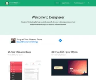 Designseer.com(A beginner friendly blog) Screenshot
