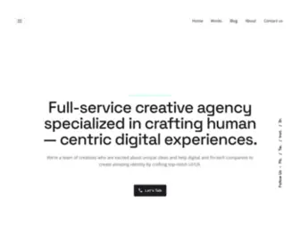 Designsentient.com(Turning Businesses into Brands) Screenshot