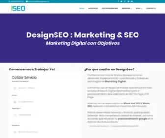 Designseo.cl(SEO en Latam es DesignSEO Agencia de Marketing & Publicidad) Screenshot