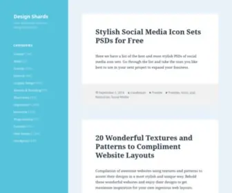 Designshards.com(Design link feed) Screenshot