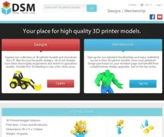 Designsharemake.com(3D Printer Models) Screenshot