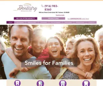 Designsindentistry.com(Folsom CA Dentist) Screenshot