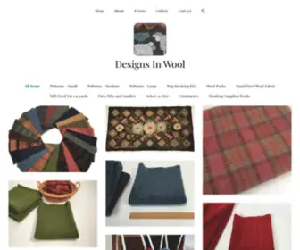 Designsinwool.com(Designsinwool) Screenshot