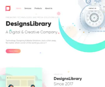 Designslibrary.com(Digital marketing company) Screenshot