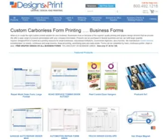 Designsnprint.com(Custom Printing Services) Screenshot