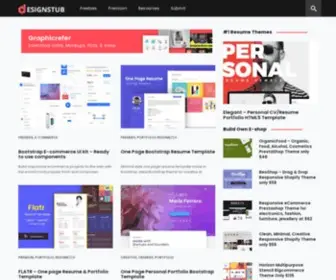 Designstub.com(Free & Premium templates built with Bootstrap) Screenshot
