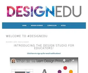 Designstudioedu.com(Design Studio for Educators) Screenshot