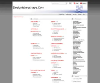 Designtakesshape.com(Designtakesshape) Screenshot
