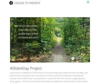Designtopresent.com(SlideADay Project) Screenshot